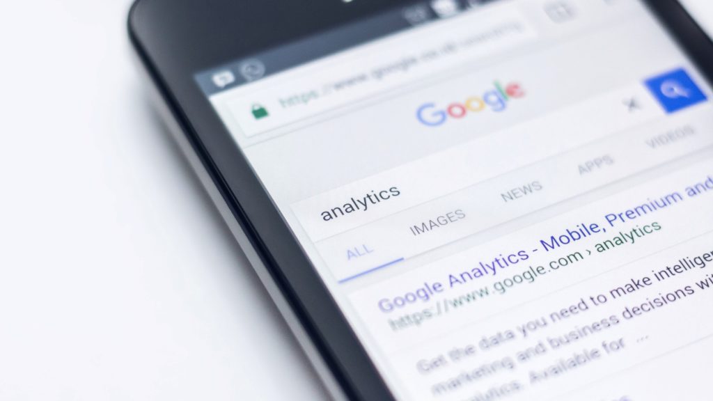 Google-Suche "analytics"